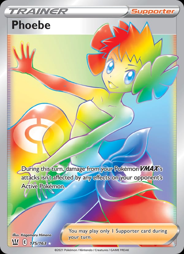 Phoebe 175/163 Battle Styles Pokémon card