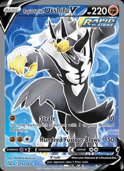 Rapid Strike Urshifu V 153/163 Ultra Rare – Battle Styles Pokémon card
