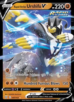 Rapid Strike Urshifu V 152/163 Ultra Rare – Battle Styles Pokémon card