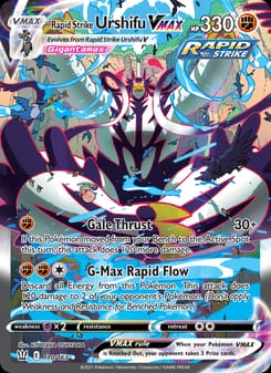Rapid Strike Urshifu VMAX 088/163 Ultra Rare – Battle Styles Pokémon card