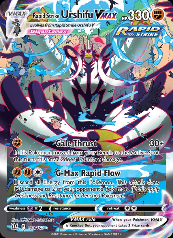 Rapid Strike Urshifu VMAX 088/163 Battle Styles Pokémon card