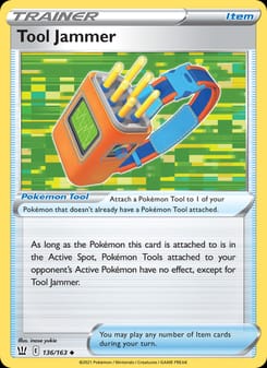 Tool Jammer 136/163 Uncommon – Battle Styles Pokémon card