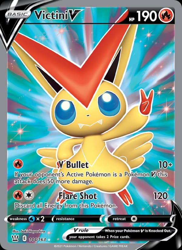 Victini V 021/163 Battle Styles Pokémon card