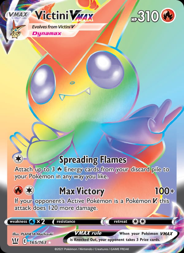Victini VMAX 022/163 Battle Styles Pokémon card