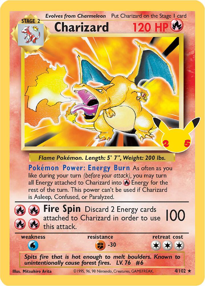 Charizard Classic Collection CC002 Celebrations Pokémon card