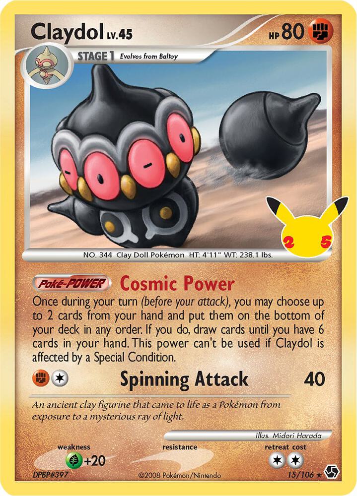 Claydol Classic Collection CC016 Celebrations Pokémon card