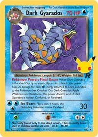 Dark Gyarados Classic Collection CC005 Classic Collection – Celebrations Pokémon card