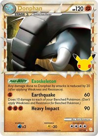 Donphan (Prime) Classic Collection CC019 Classic Collection – Celebrations Pokémon card