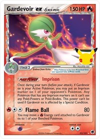 Gardevoir ex (Delta Species) Classic Collection CC014 Classic Collection – Celebrations Pokémon card