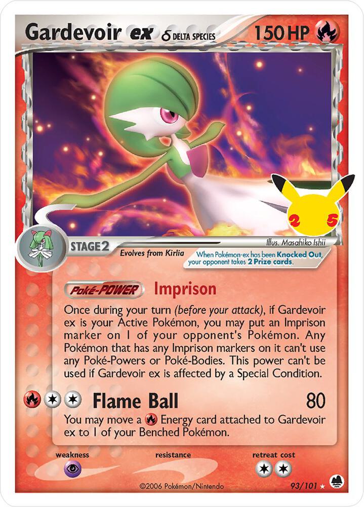 Gardevoir ex (Delta Species) Classic Collection CC014 Celebrations Pokémon card