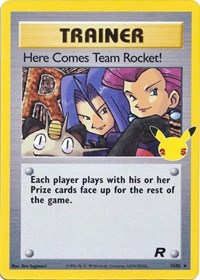 Here Comes Team Rocket! Classic Collection CC006 Classic Collection – Celebrations Pokémon card