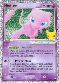 Mew ex Classic Collection CC013 Classic Collection – Celebrations Pokémon card
