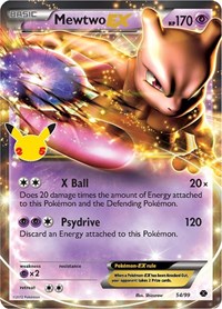 Mewtwo EX Classic Collection CC022 Classic Collection – Celebrations Pokémon card