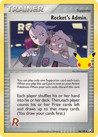 Rocket's Admin. Classic Collection CC012 Classic Collection – Celebrations Pokémon card