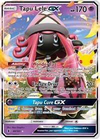 Tapu Lele GX Classic Collection CC025 Classic Collection – Celebrations Pokémon card
