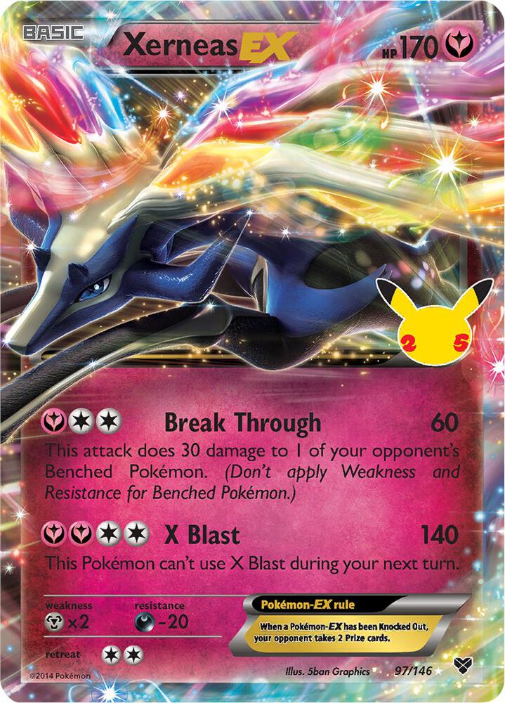 Xerneas EX Classic Collection CC023 Celebrations Pokémon card