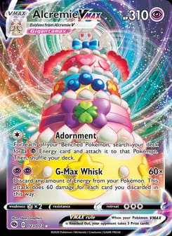 Alcremie VMAX 23/73 Ultra Rare – Champion's Path Pokémon card