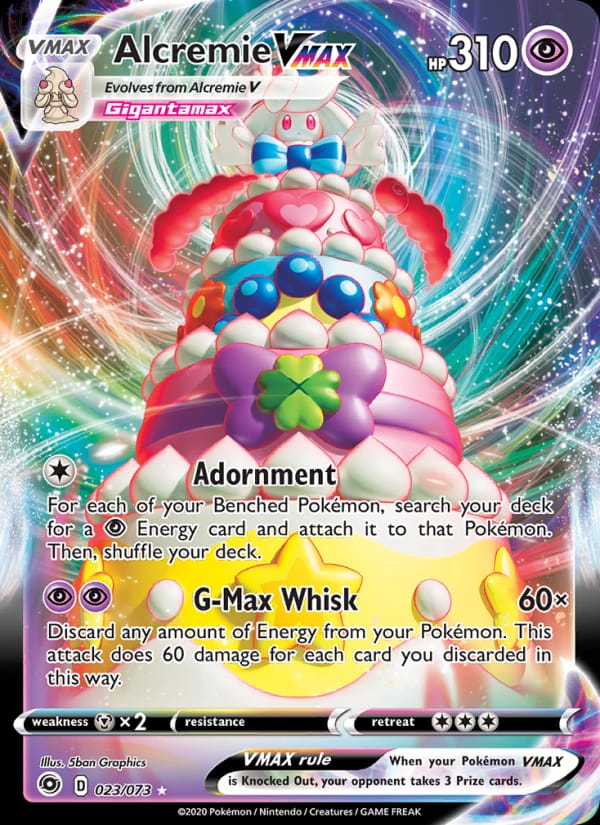 Alcremie VMAX 23/73 Champion's Path Pokémon card