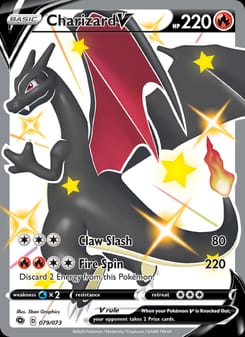 Charizard V 79/73 Secret Rare – Champion's Path Pokémon card