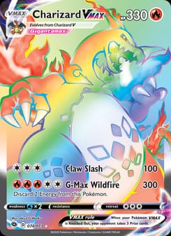 Charizard VMAX 74/73 Secret Rare – Champion's Path Pokémon card