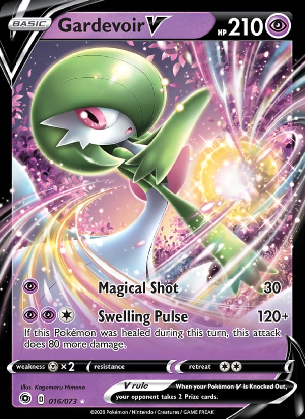 Gardevoir V 16/73 Champion's Path Pokémon card