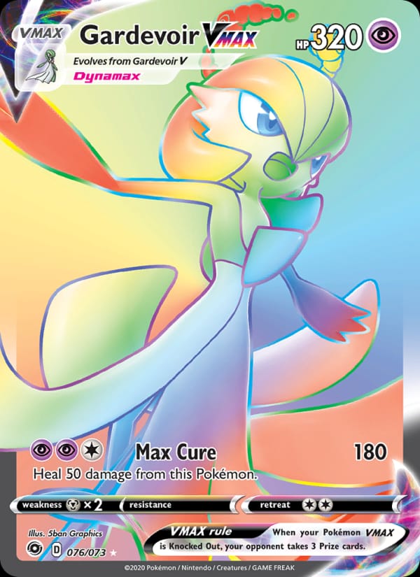 Gardevoir VMAX 76/73 Champion's Path Pokémon card