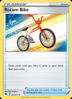 Rotom Bike 63/73 Uncommon – Champion's Path Pokémon card
