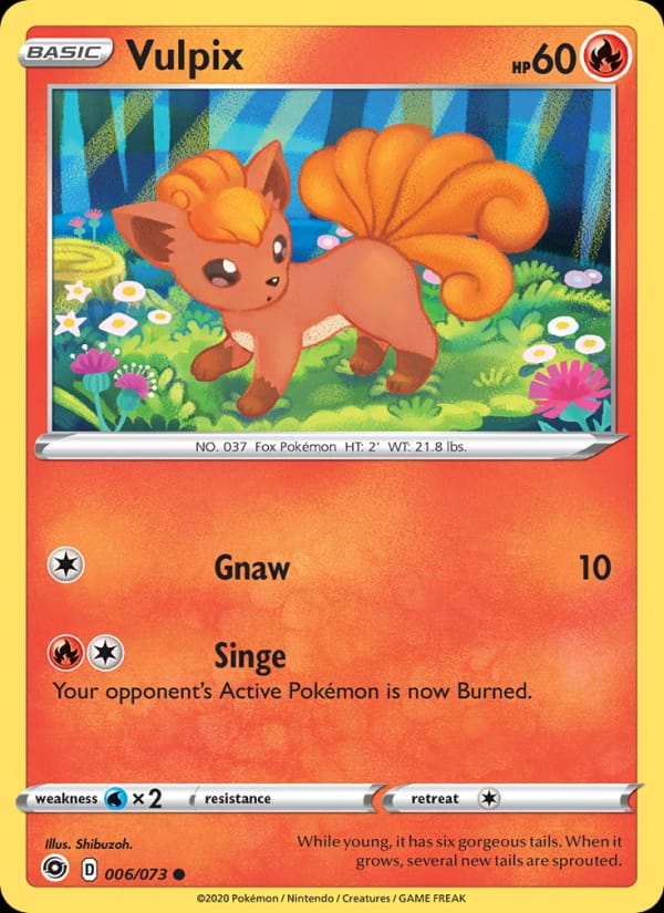 Vulpix 06/73 Champion's Path Pokémon card