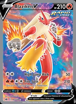 Blaziken V 161/198 Ultra Rare – Chilling Reign Pokémon card