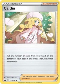 Caitlin 132/198 Uncommon – Chilling Reign Pokémon card