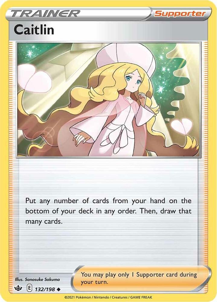 Caitlin 132/198 Chilling Reign Pokémon card