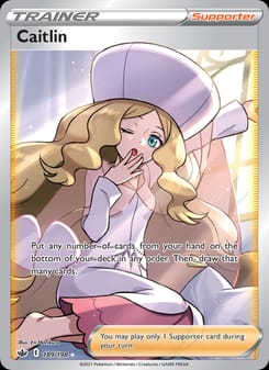 Caitlin 189/198 Ultra Rare – Chilling Reign Pokémon card