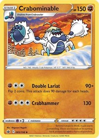 Crabominable 085/198 Uncommon – Chilling Reign Pokémon card
