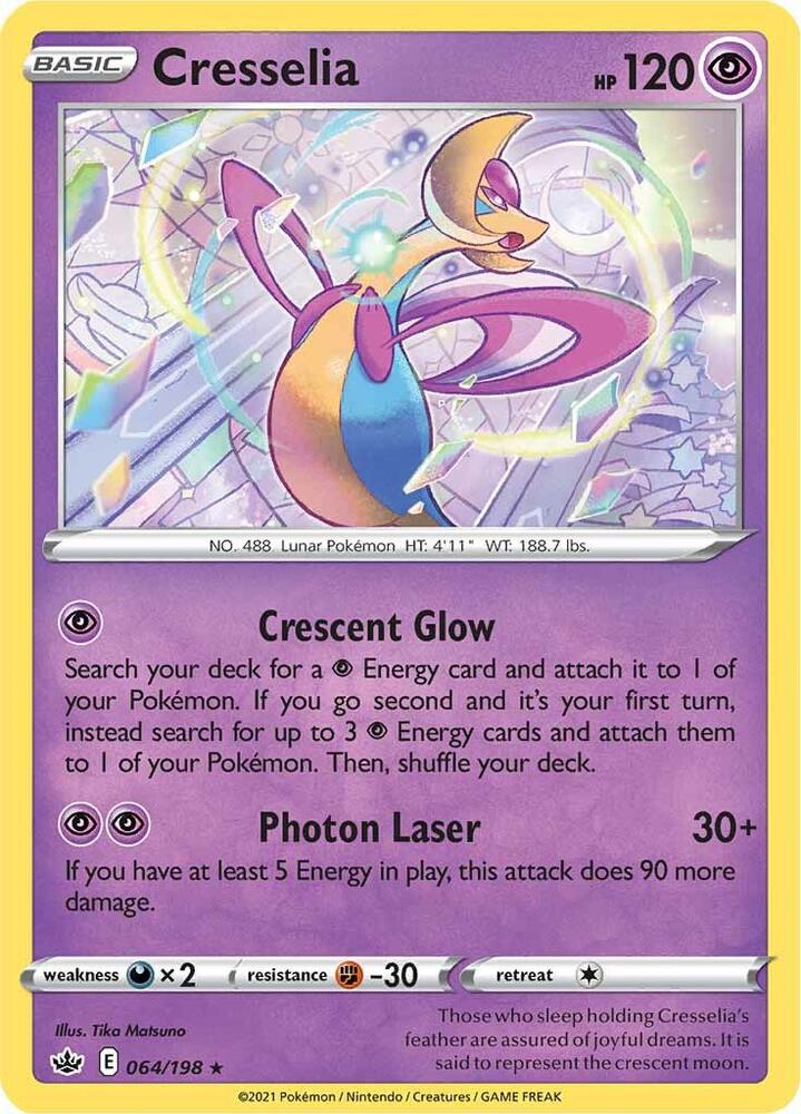 Cresselia 064/198 Chilling Reign Pokémon card