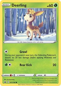 Deerling 011/198 Common – Chilling Reign Pokémon card
