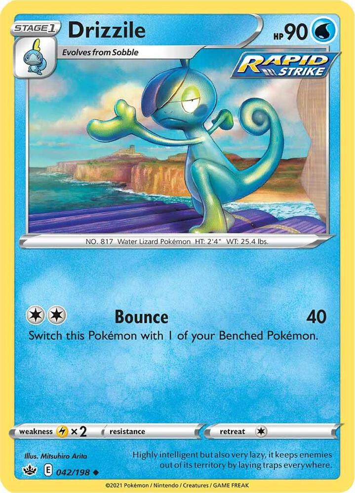 Drizzile 042/198 Chilling Reign Pokémon card