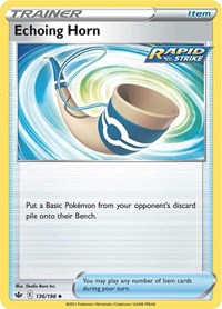 Echoing Horn 136/198 Uncommon – Chilling Reign Pokémon card
