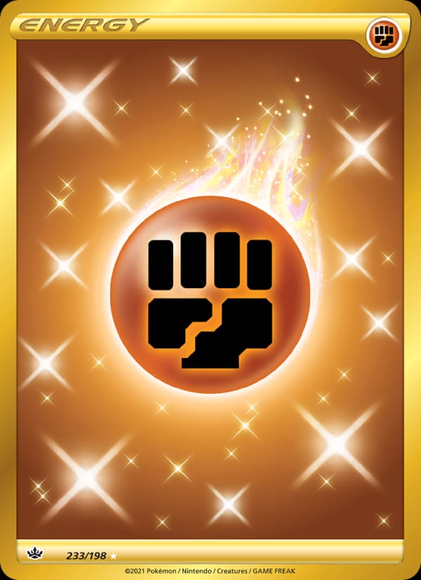 Fighting Energy 233/198 Chilling Reign Pokémon card