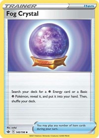 Fog Crystal 140/198 Uncommon – Chilling Reign Pokémon card