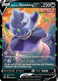 Galarian Slowking V 099/198 Ultra Rare – Chilling Reign Pokémon card