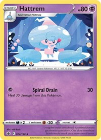 Hattrem 072/198 Uncommon – Chilling Reign Pokémon card