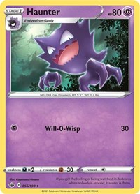 Haunter 056/198 Uncommon – Chilling Reign Pokémon card
