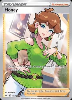 Honey 192/198 Ultra Rare – Chilling Reign Pokémon card