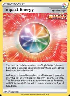 Impact Energy 157/198 Uncommon – Chilling Reign Pokémon card