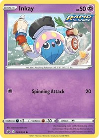 Inkay 069/198 Common – Chilling Reign Pokémon card