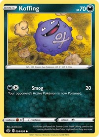 Koffing 094/198 Common – Chilling Reign Pokémon card
