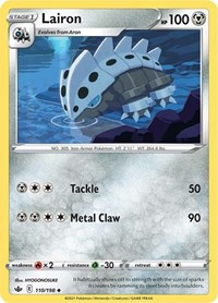 Lairon 110/198 Uncommon – Chilling Reign Pokémon card
