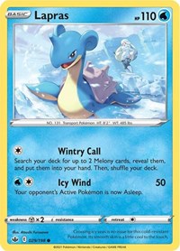 Lapras 029/198 Common – Chilling Reign Pokémon card