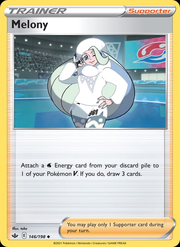 Melony 146/198 Chilling Reign Pokémon card
