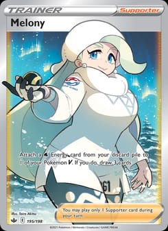 Melony 195/198 Ultra Rare – Chilling Reign Pokémon card